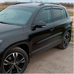 VL-Tuning Дефлекторы окон на Volkswagen Tiguan I '07-15 (накладные)