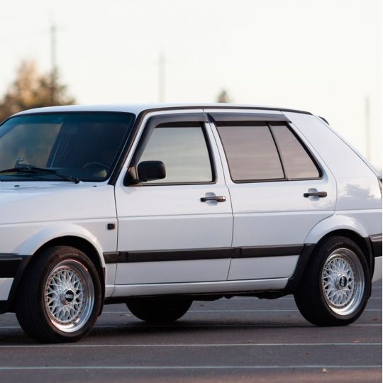VL-Tuning Дефлекторы окон на Volkswagen Golf II '83-92 5d (накладные)
