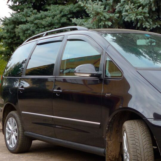 VL-Tuning Дефлекторы окон на Volkswagen Sharan I '95-10 (накладные) VL-Tuning Дефлекторы окон на Volkswagen Sharan I '95-10 (накладные)