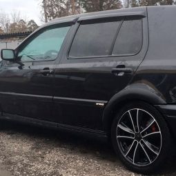 VL-Tuning Дефлекторы окон на Volkswagen Golf III '91-98 5d (накладные)