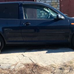 VL-Tuning Дефлекторы окон на Volkswagen Golf IV '97-03 3d (накладные)