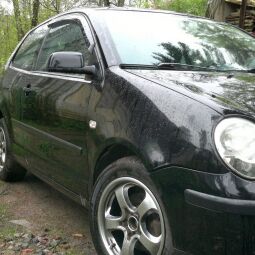 VL-Tuning Дефлекторы окон на Volkswagen Polo IV '01-09 3d (накладные)
