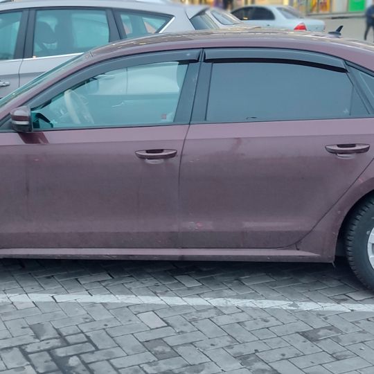 VL-Tuning Дефлекторы окон на Volkswagen Passat B7 '10- седан [USA] (накладные)