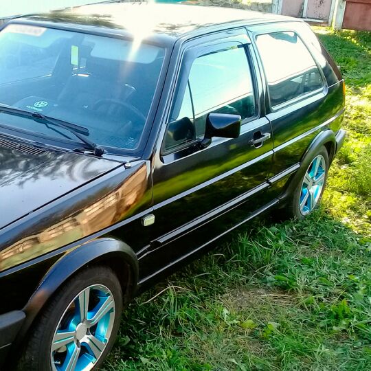 VL-Tuning Дефлекторы окон на Volkswagen Golf II '83-92 3d (накладные)
