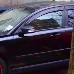 COBRA TUNING Дефлекторы окон на Volvo S40 II '04- седан (накладные)