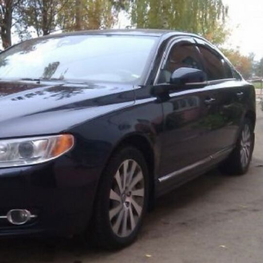 COBRA TUNING Дефлекторы окон на Volvo S80 AS '06- (накладные) COBRA TUNING Дефлекторы окон на Volvo S80 AS '06- (накладные)