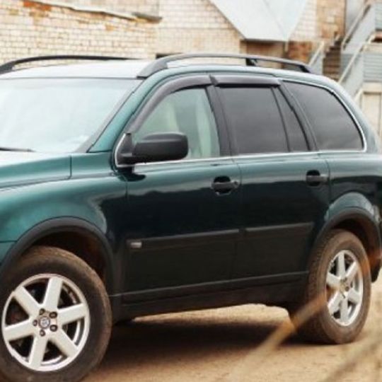 COBRA TUNING Дефлекторы окон на Volvo XC90 I '02-14 (накладные) COBRA TUNING Дефлекторы окон на Volvo XC90 I '02-14 (накладные)