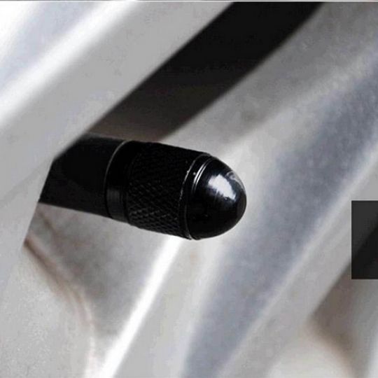 Колпачки на ниппель колеса алюминиевые (Комплект 4 шт.)