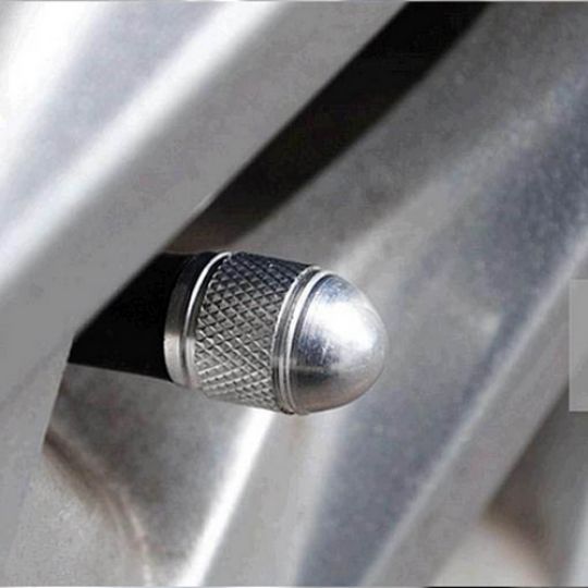 Колпачки на ниппель колеса алюминиевые (Комплект 4 шт.)