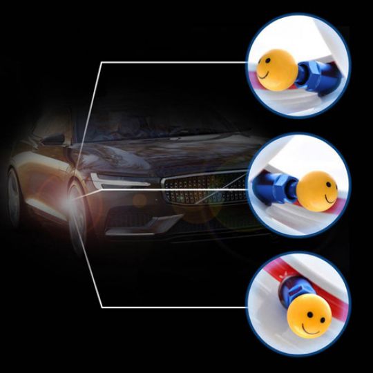 Колпачки на ниппель колеса Смайл (Комплект 4 шт.) Колпачки на ниппель колеса Смайл (Комплект 4 шт.)