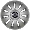 Kenguru Колпаки для колес Rex Nissan Серые R15" (Комплект 4 шт.)