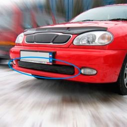 Flyplast Зимняя накладка на решетку радиатора Daewoo Lanos '05- нижняя (глянцевая)