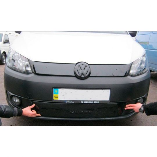 Flyplast Зимняя накладка на решетку радиатора Volkswagen Caddy III '10-15 нижняя (глянцевая)