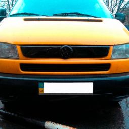 Flyplast Зимняя накладка на решетку радиатора Volkswagen T4 '90-95 верхняя (глянцевая)