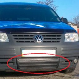 Flyplast Зимняя накладка на решетку радиатора Volkswagen Caddy III '04-10 нижняя (матовая)