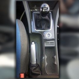 Orticar Чехол ручника Ford Focus II '04-11 (Черный кожзам)