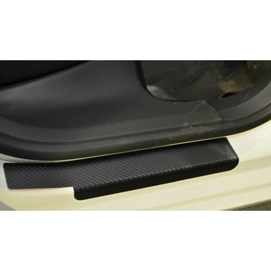 NataNiko Накладки на пороги для Citroen C4 II '10- (Premium+carbon к-кт 4 шт.)