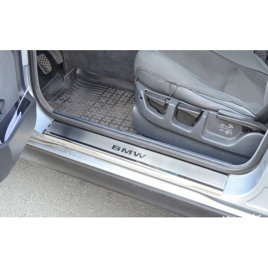 NataNiko Накладки на пороги для BMW 3 (E36) '90-98 (Premium + carbon к-кт 2 шт.)