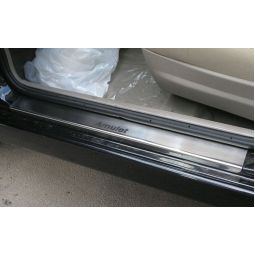 NataNiko Накладки на пороги для Chery Amulet '03- (Premium к-кт 4 шт.)