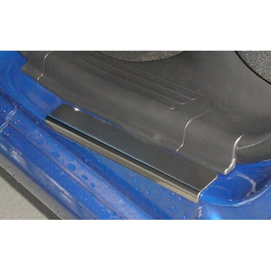 NataNiko Накладки на пороги для Chevrolet Aveo '02-11 (Premium к-кт 6 шт.)