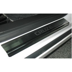NataNiko Накладки на пороги для Chevrolet Cruze II '08-16 (Standart к-кт 4 шт.)