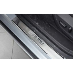 NataNiko Накладки на пороги для Chevrolet Malibu '12- (Premium к-кт 4 шт.)
