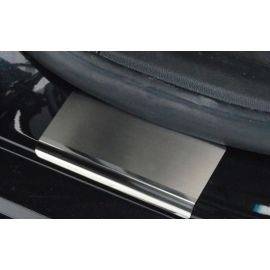 NataNiko Накладки на пороги для Chevrolet Aveo '11- 4D/5D (Premium+carbon к-кт 4 шт.)