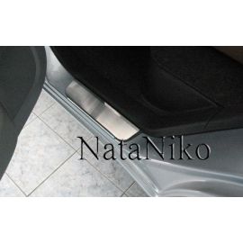 NataNiko Накладки на пороги для Daihatsu Terios II '09- (Premium+carbon к-кт 4 шт.)
