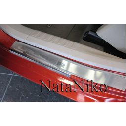 NataNiko Накладки на пороги для Dodge Caliber '07-12 (Premium к-кт 4 шт.)