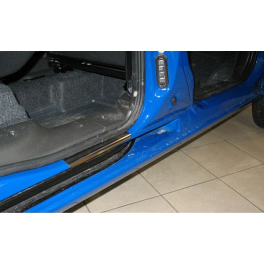 NataNiko Накладки на пороги для Fiat Doblo I '00-10 (Premium к-кт 4 шт.)