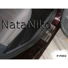 NataNiko Накладки на пороги для Ford C-Max II '10-15 (Premium к-кт 4 шт.)