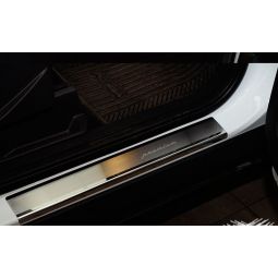 NataNiko Накладки на пороги для Ford Kuga II '13- (Premium к-кт 4 шт.)