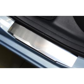 NataNiko Накладки на пороги для Hyundai Elantra (MD) '10- (Premium+carbon к-кт 4 шт.)