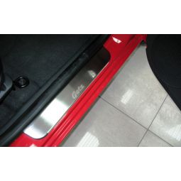 NataNiko Накладки на пороги для Hyundai Getz '02-09 5d (Standart к-кт 4 шт.)