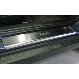 NataNiko Накладки на пороги для Hyundai ix35 '10-15 (Premium к-кт 4 шт.)