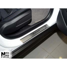NataNiko Накладки на пороги для Hyundai Tucson III (TL) '15- (Standart к-кт 4 шт.)
