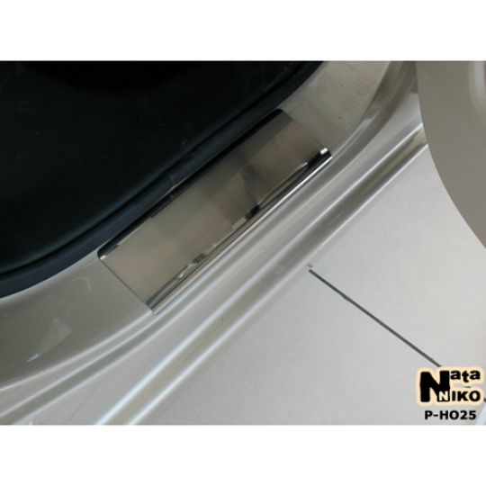 NataNiko Накладки на пороги для Honda Accord IX '12-17 (Premium+carbon к-кт 4 шт.)