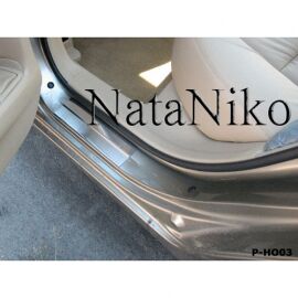 NataNiko Накладки на пороги для Honda Accord VIII '08-12 USA (Premium к-кт 4 шт.)
