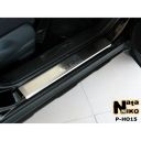 NataNiko Накладки на пороги для Honda CR-V III '06-11 (Premium к-кт 4 шт.)
