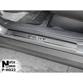 NataNiko Накладки на пороги для Honda Pilot II '08-15 (Standart к-кт 4 шт.)