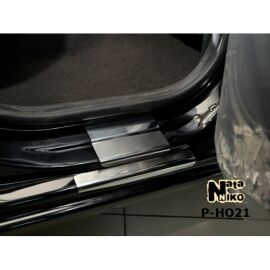 NataNiko Накладки на пороги для Honda Jazz II '07-13 (Standart к-кт 8 шт.)