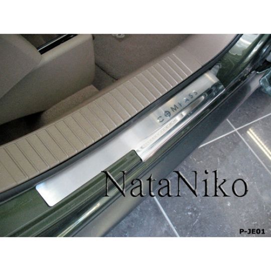 NataNiko Накладки на пороги для Jeep Compass '06-16 (Premium к-кт 4 шт.) NataNiko Накладки на пороги для Jeep Compass '06-16 (Premium к-кт 4 шт.)