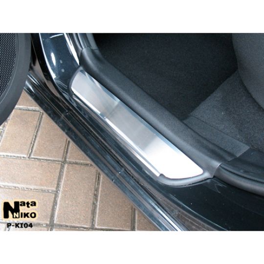 NataNiko Накладки на пороги для KIA Cee'd I '06-12 хэтчбек 5d (Standart к-кт 4 шт.)
