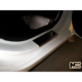 NataNiko Накладки на пороги для KIA Rio III 3D '11-17 (Standart к-кт 2 шт.)