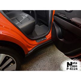 NataNiko Накладки на пороги для KIA Soul II '13- (Standart к-кт 4 шт.)