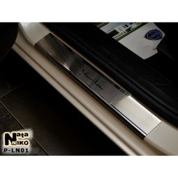 NataNiko Накладки на пороги для Lancia Ypsilon '12- (Premium к-кт 4 шт.)