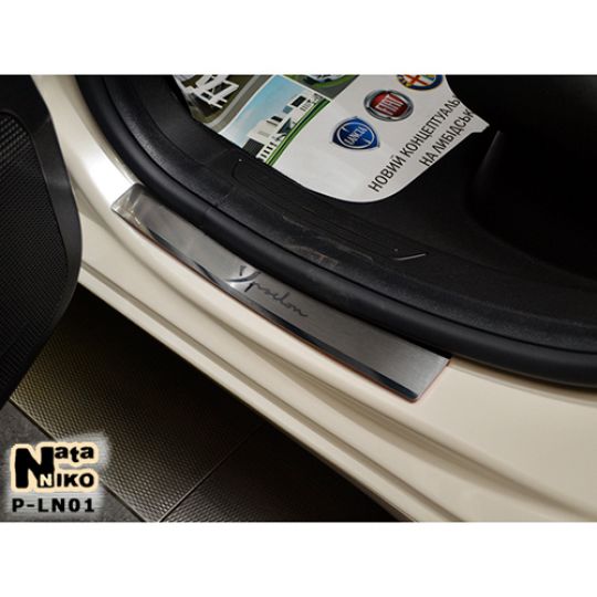 NataNiko Накладки на пороги для Lancia Ypsilon '12- (Standart к-кт 4 шт.) NataNiko Накладки на пороги для Lancia Ypsilon '12- (Standart к-кт 4 шт.)