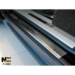 NataNiko Накладки на пороги для Land Rover Range Rover (L322) III '02-12 (Premium к-кт 4 шт.)