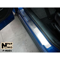 NataNiko Накладки на пороги для Mazda CX-7 '06-12 (Standart к-кт 4 шт.)