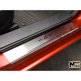 NataNiko Накладки на пороги для Mazda 6 (GJ) '12- (Standart к-кт 4 шт.)